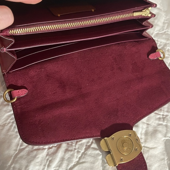 ONE OF A KIND coach tabby handle bag resin handle metallic pink - Picture 8 of 8